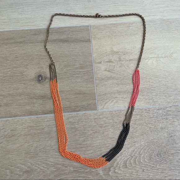 J. Crew Color Block Necklace - Picture 2 of 3